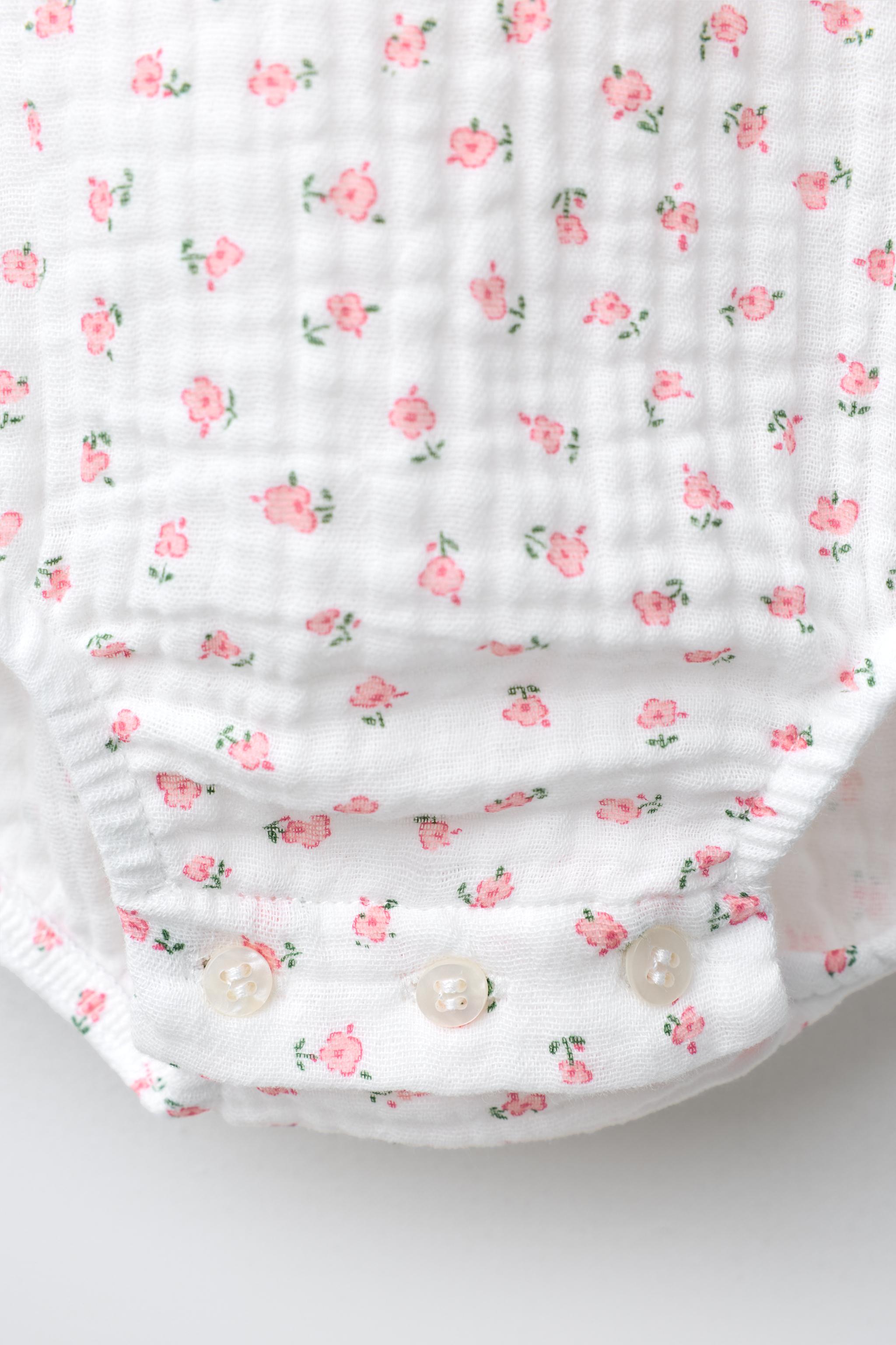 BODY TEXTURÉ À FLEURS